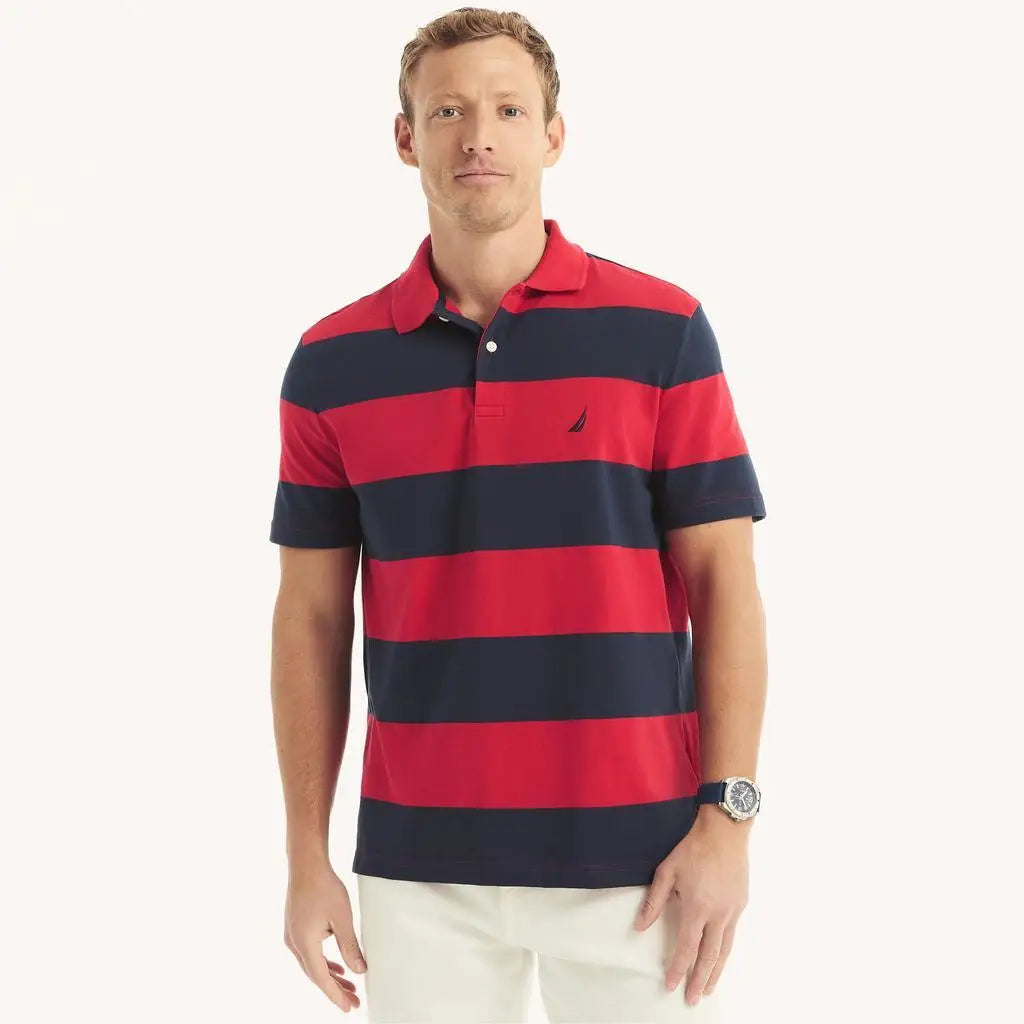 Nautica | Sustainably Crafted Classic Fit Striped Polo