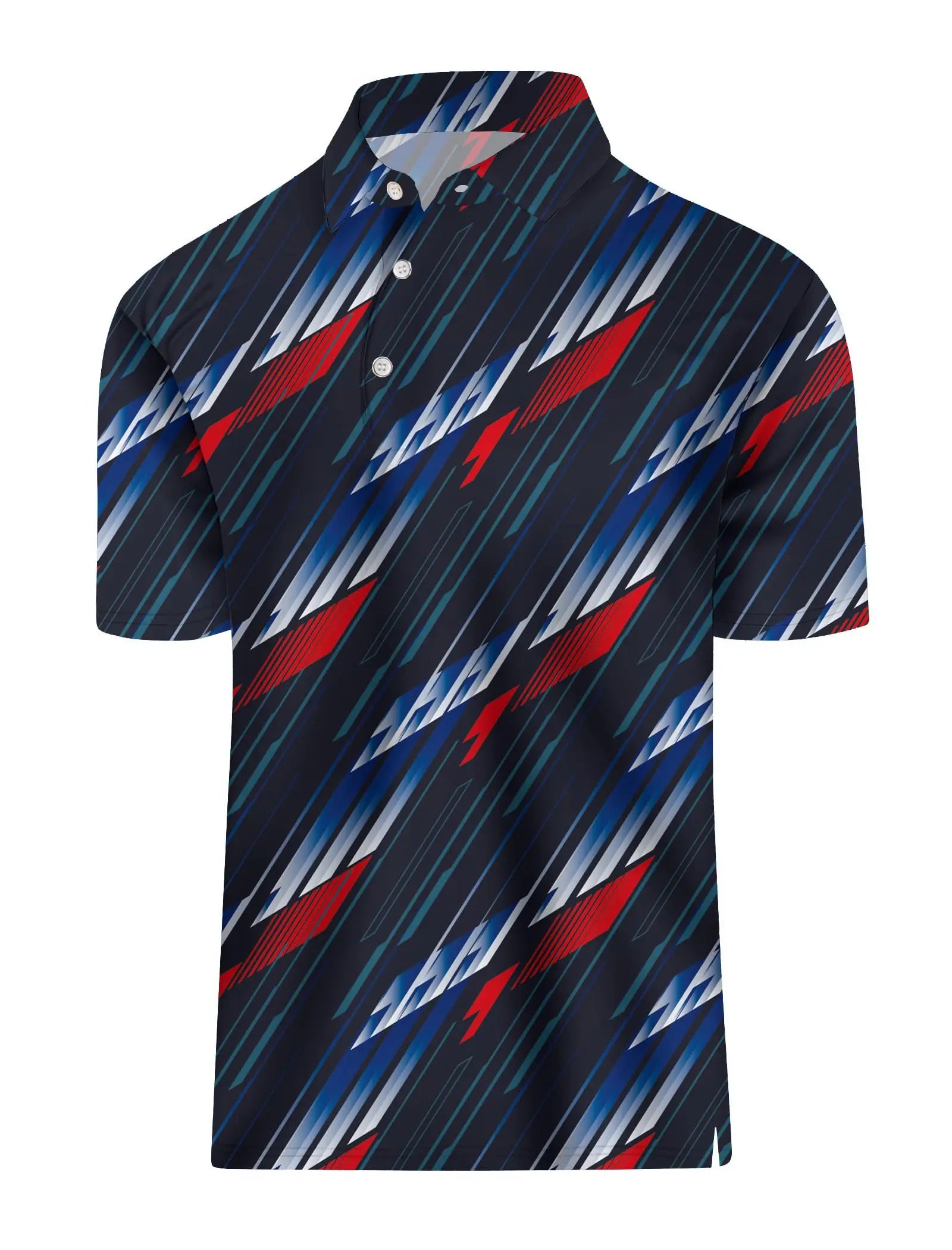 Men's Golf Shirt Hawaii Golf Polo Shirt Tennis Sports T-shirt Soft Breathable Elastic Fabric Short Sleeve