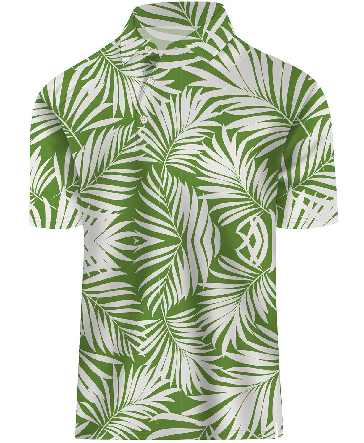Men's Golf Shirt Hawaii Golf Polo Shirt Tennis Sports T-shirt Soft Breathable Elastic Fabric Short Sleeve