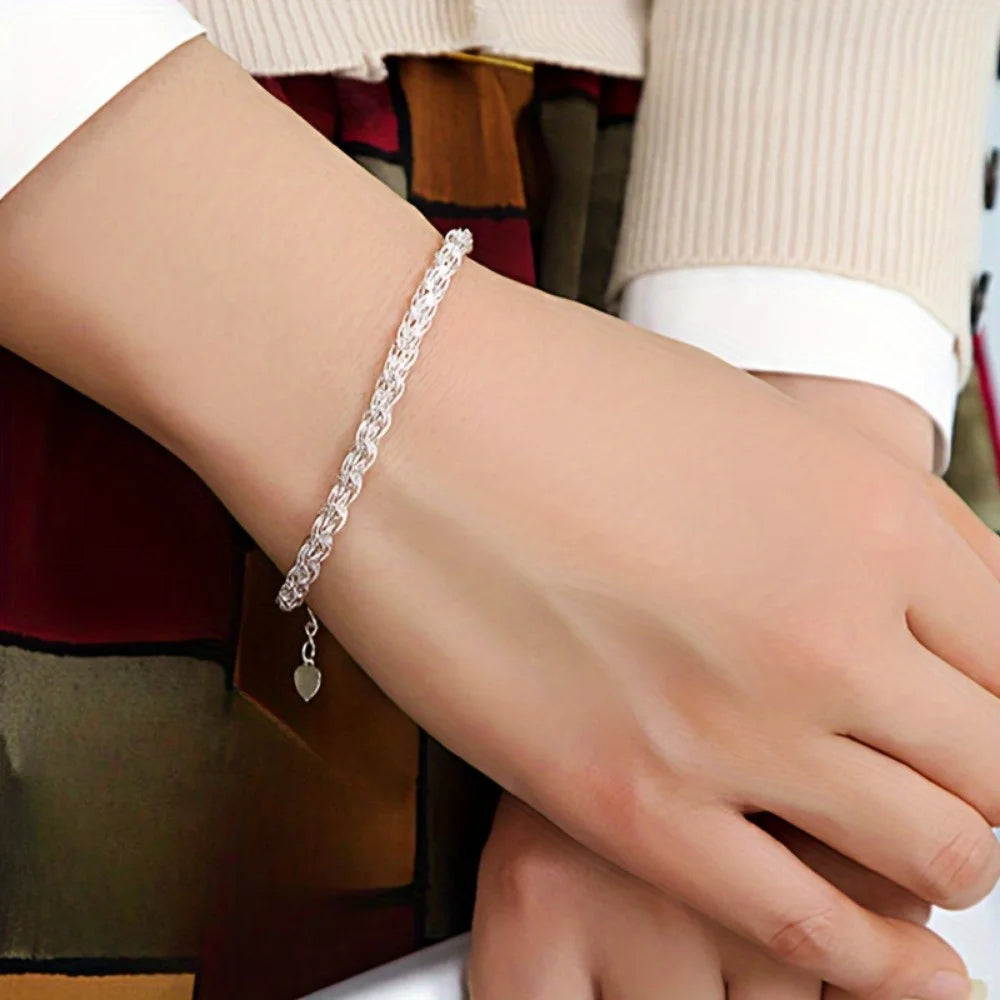 1pc Phoenix Tail Silver Bracelet – Minimalist Elegant Jewelry for Women (Casual & Gift Occasions)