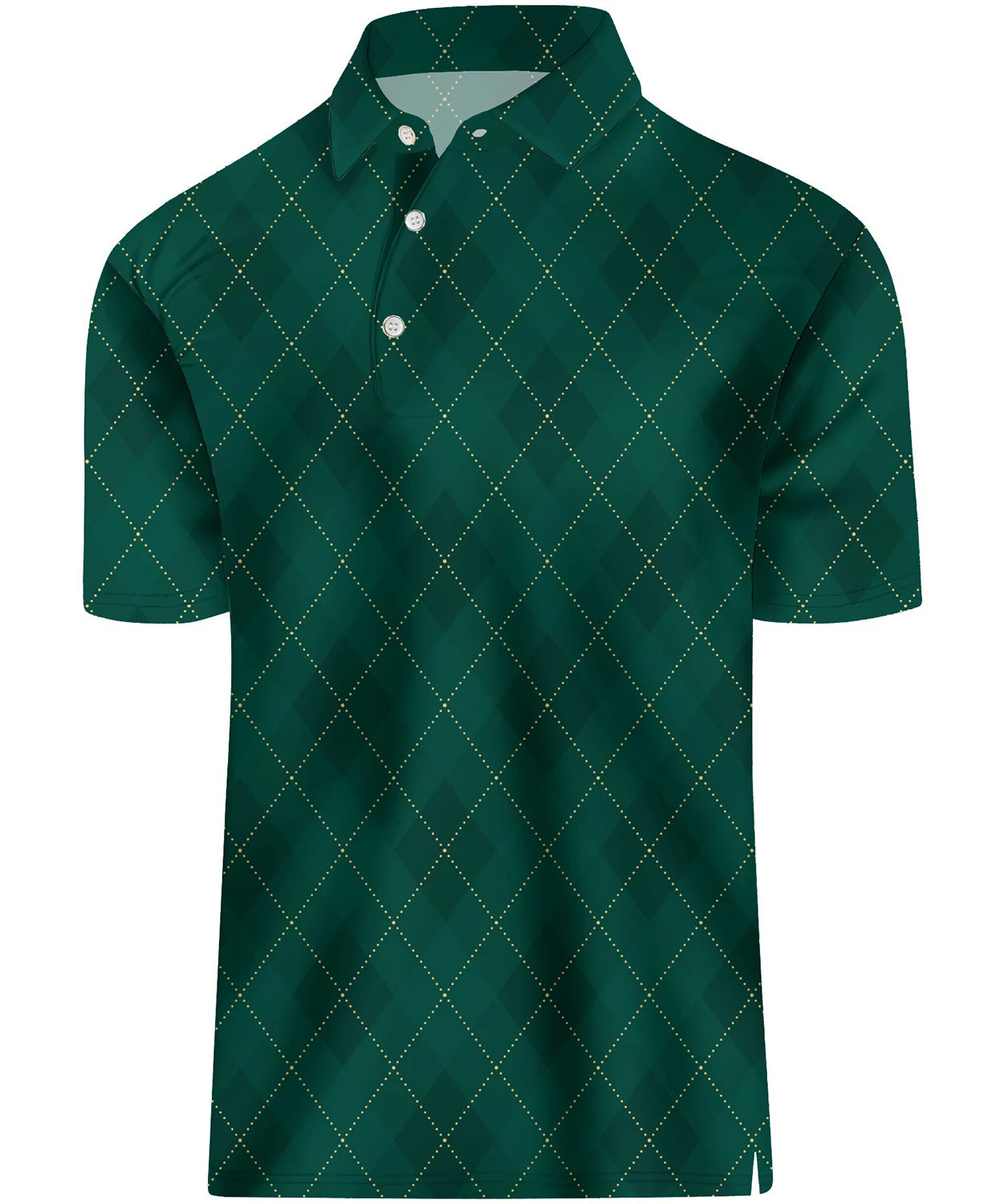Men's Golf Shirt Hawaii Golf Polo Shirt Tennis Sports T-shirt Soft Breathable Elastic Fabric Short Sleeve