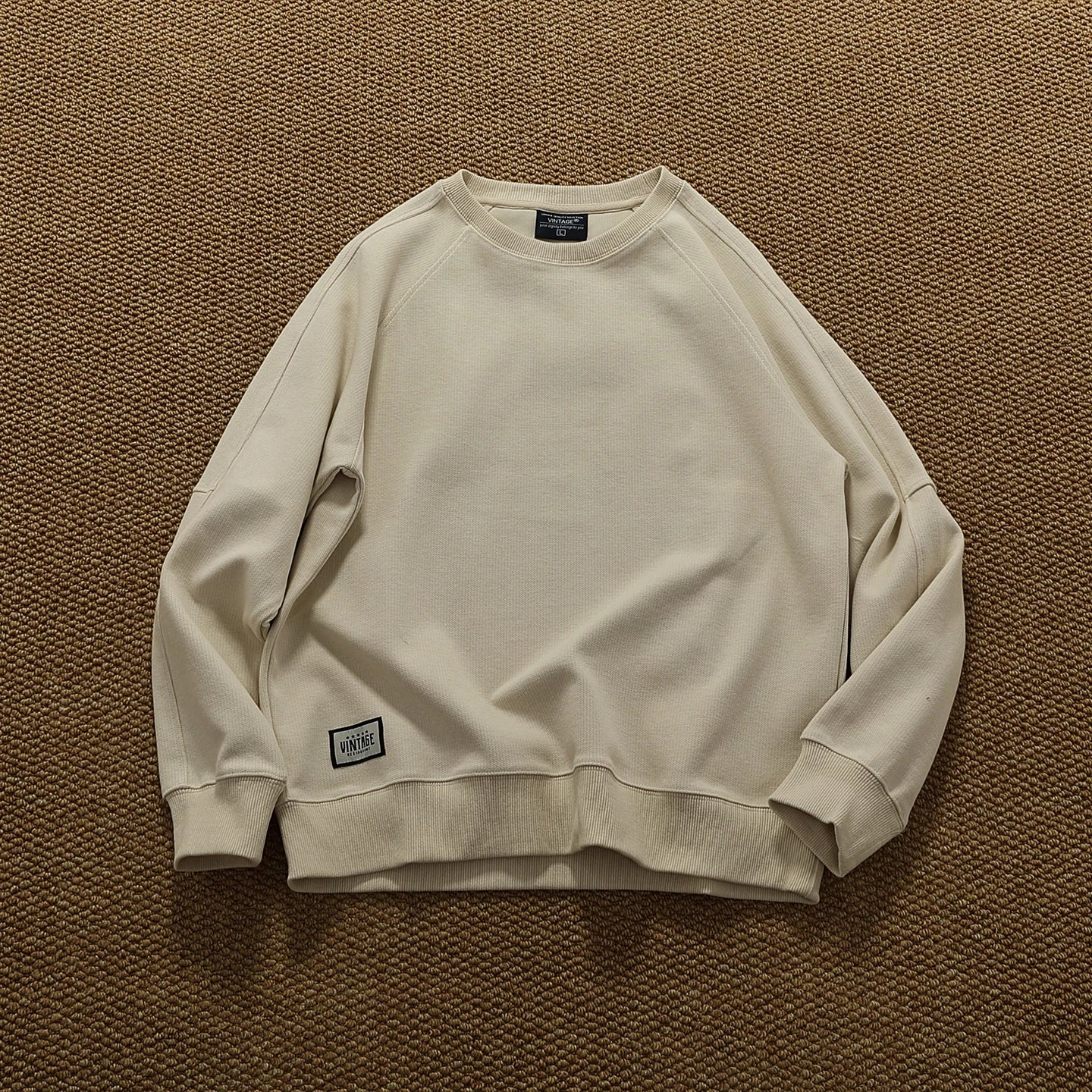 Autumn and Winter New American Retro Solid Color Texture Sweatshirts Men's Fashion Washed Hoodies Casual High Quality Pullovers