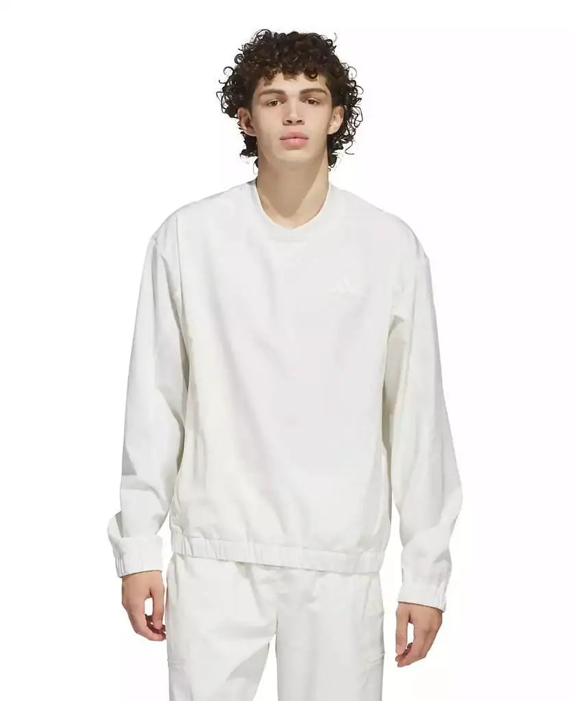 adidas | Men's Woven Crew Neck Sweatshirt