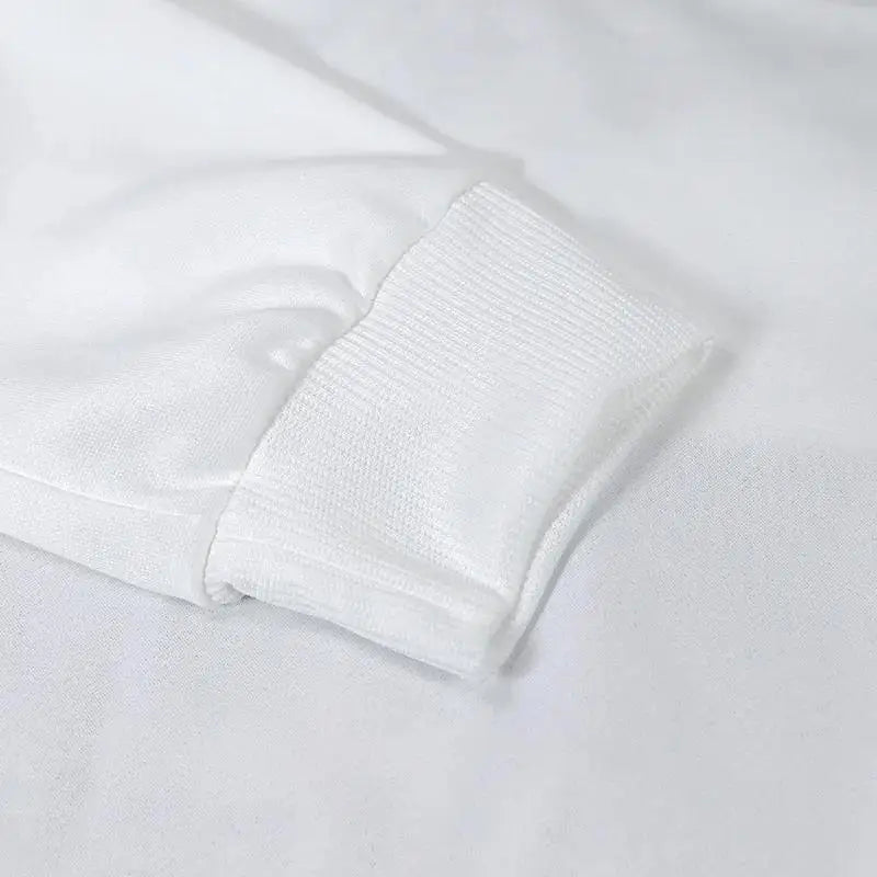 5pcs L USA Sizes 100% Polyester Sublimation Blank White Hoodies Sweatshirt for Heat Press Printing He