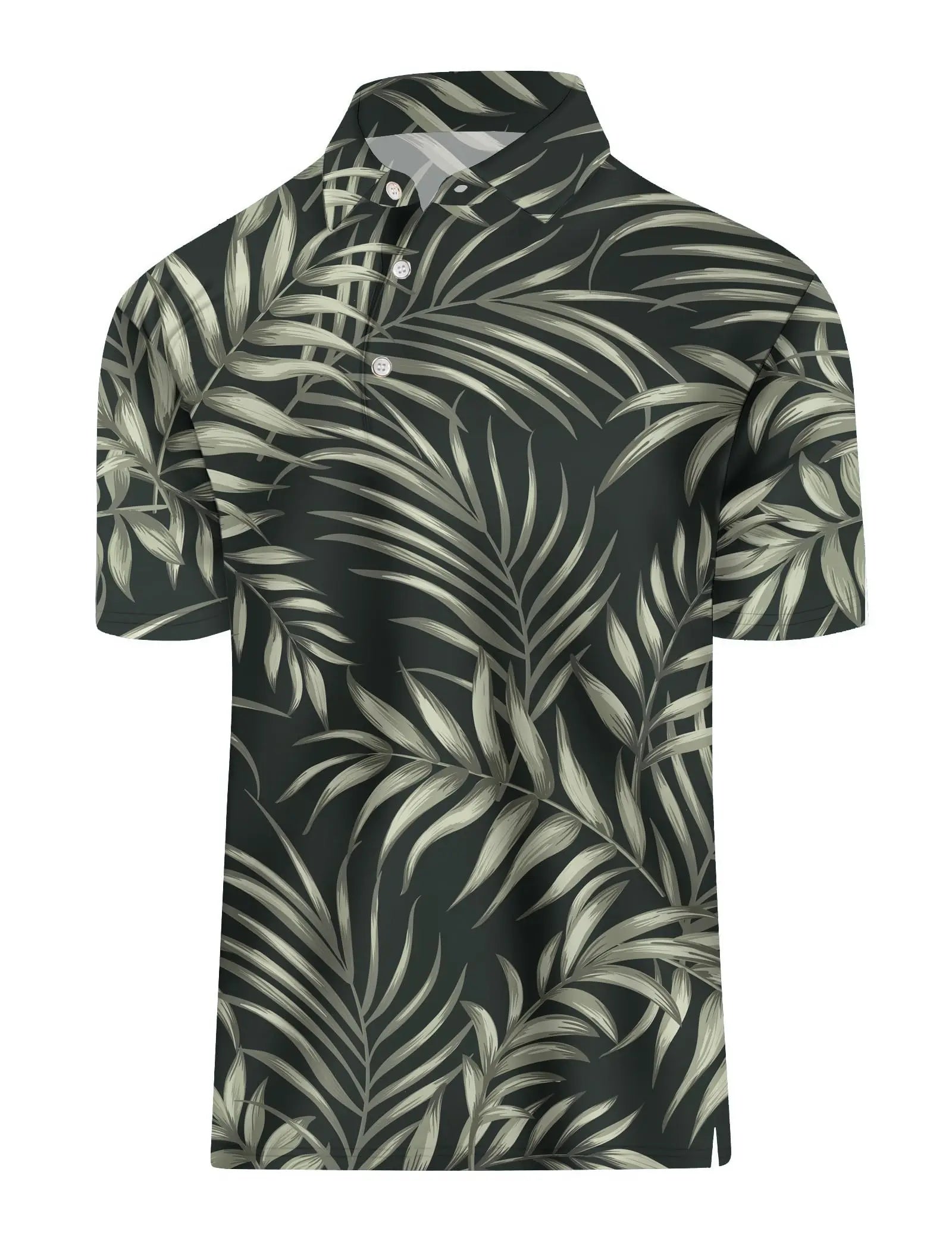 Men's Golf Shirt Hawaii Golf Polo Shirt Tennis Sports T-shirt Soft Breathable Elastic Fabric Short Sleeve