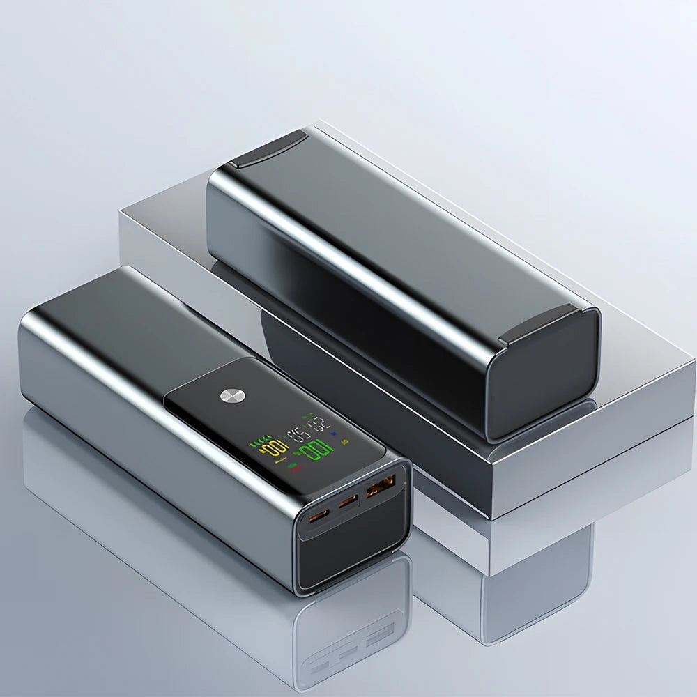 100W Portable Power Bank 20000mAh, High Power Computer Charger, USB Output, Digital Display, Can Be Used For Multiple Devices