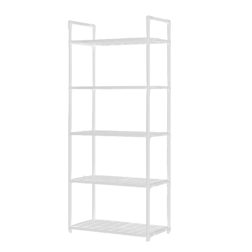 5 Tier Storage Shelves Heavy Duty Storage Shelf 66 Lbs Capacity Standing Shelf for Kitchen Pantry Closet Bathroom Laundry Garage