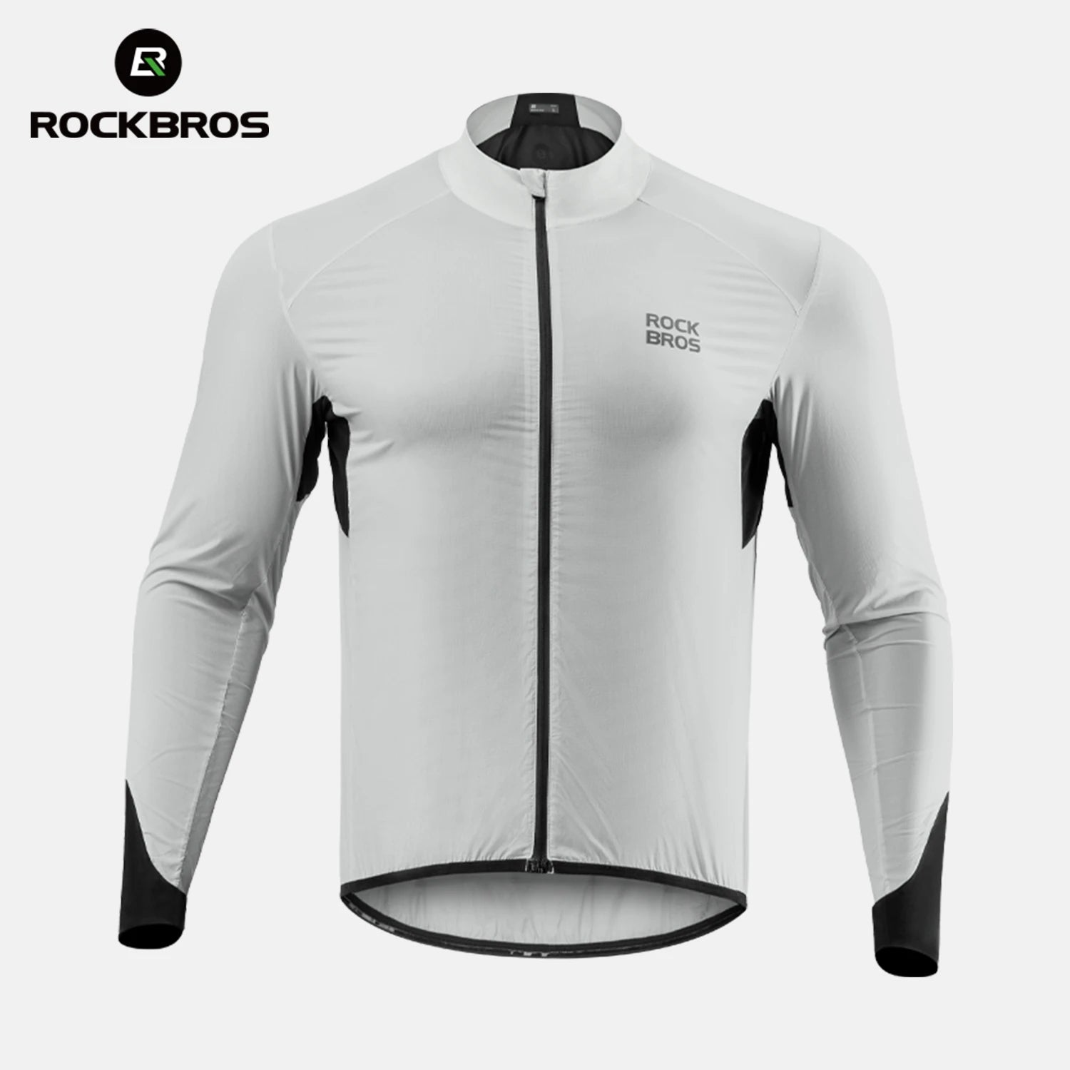 ROCKBROS Spring Summer Cycling Jacket Lightweight Breathable Windproof Long Sleeve Windbreak Jersey Coat Men Cycling Clothing