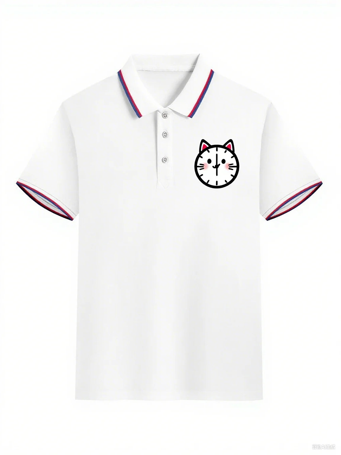 Polo Shirt Spring and Summer Striped Lapel T-shirt Men's and Women's Business Comfort Luxury Brand Short Sleeves 100% Cotton