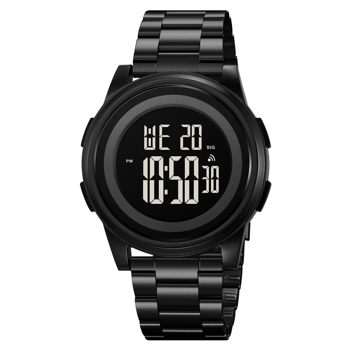 SKMEI Simple Wristwatches For Men Women Waterproof Sport Digital Stainless Steel Watch Business Electronic Watches Reloj Hombre