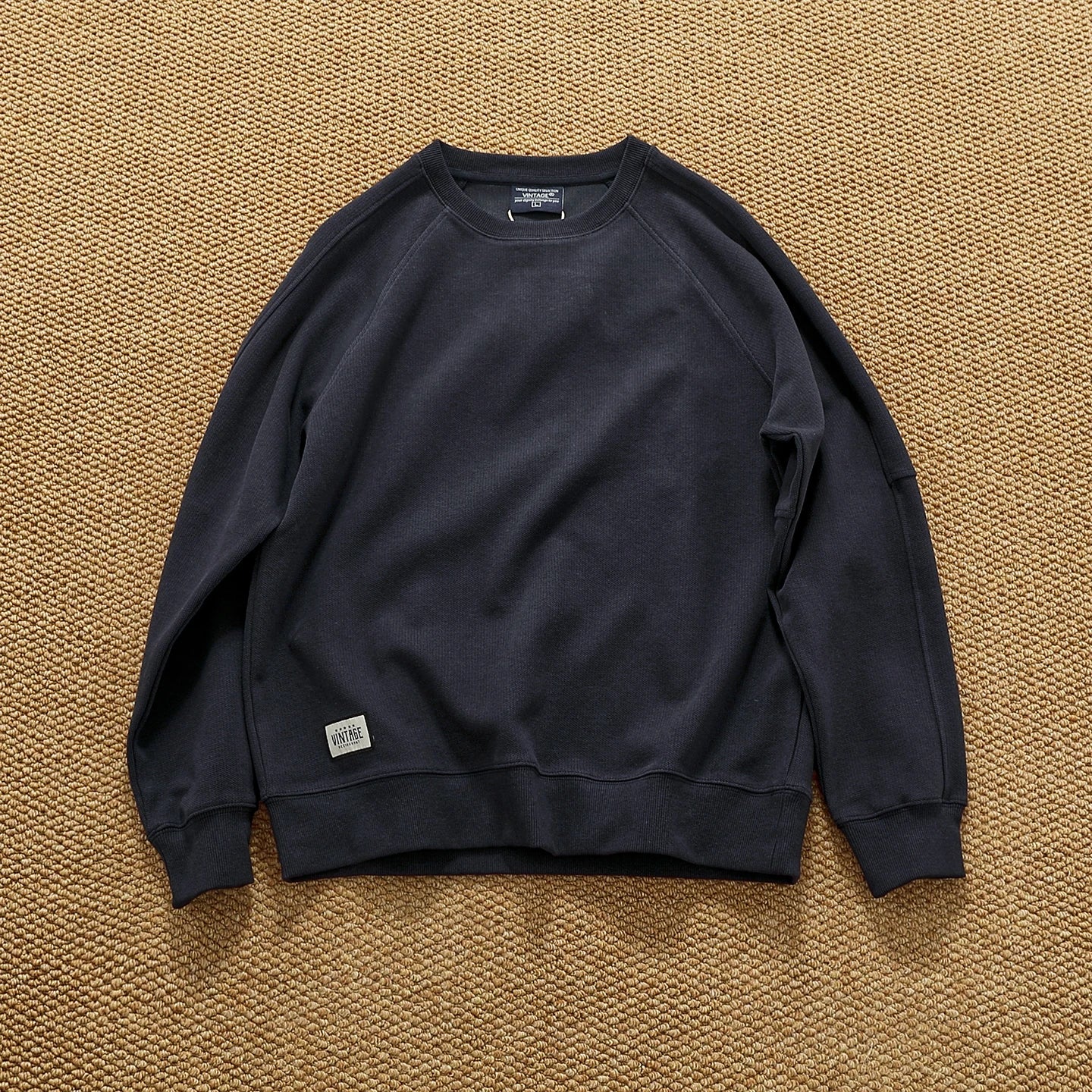 Autumn and Winter New American Retro Solid Color Texture Sweatshirts Men's Fashion Washed Hoodies Casual High Quality Pullovers