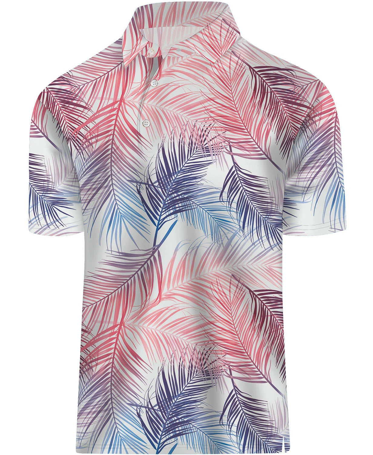 Men's Golf Shirt Hawaii Golf Polo Shirt Tennis Sports T-shirt Soft Breathable Elastic Fabric Short Sleeve