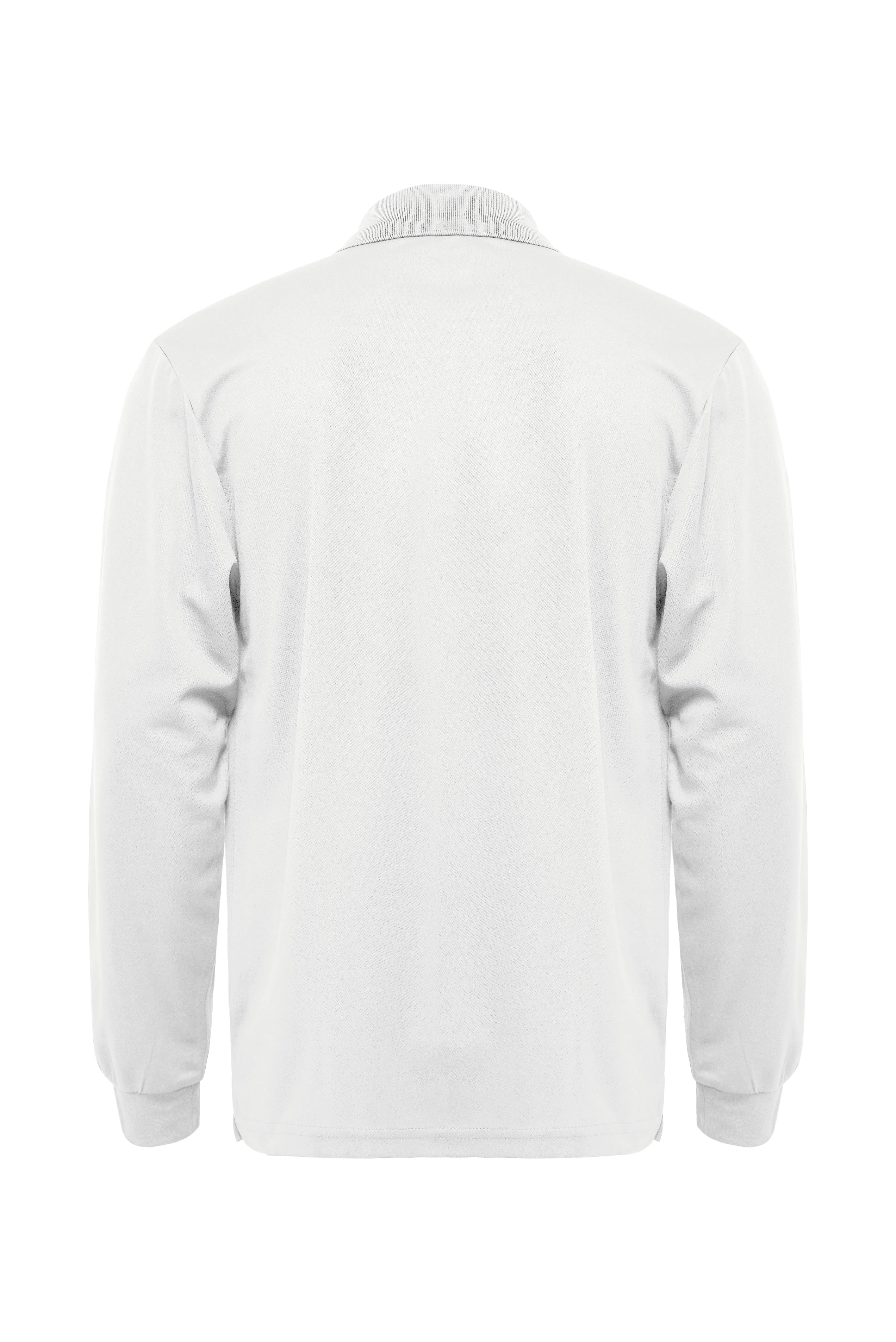 2-piece men's sun protection long sleeved golf shirt - solid color quick drying lapel half cardigan