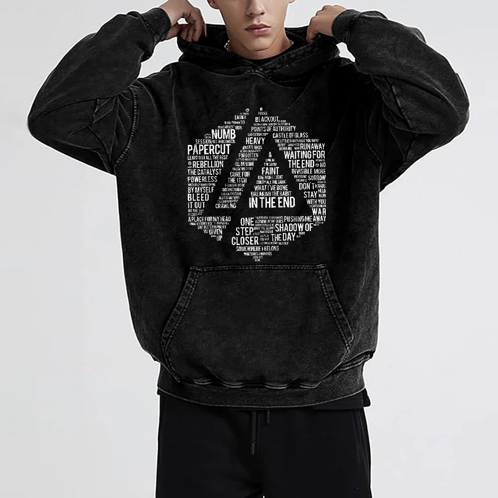 Vintage Linkin Park Hoodie, Cool Band Sweatshirt For Rock Lovers, Casual Wearing For Women Men, Hiah Quality Graphic Clothing
