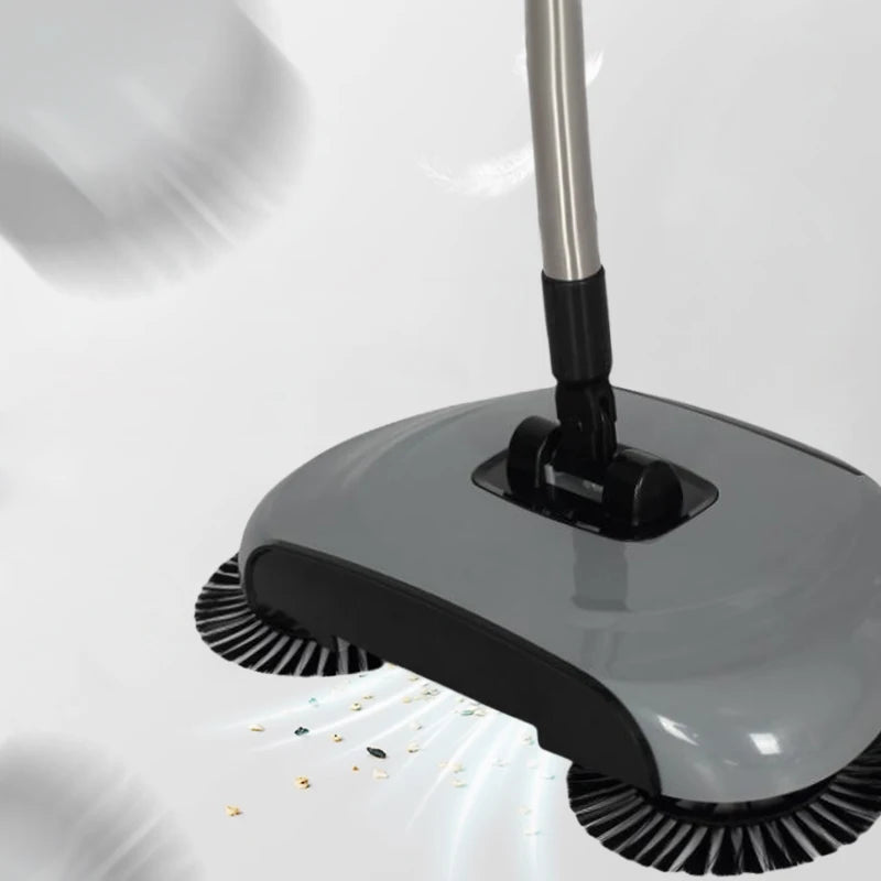 Hand Push Sweeper Mop Household Cleaning Bag Push Type Hand Push Broom Dustpan Handle Sweeper