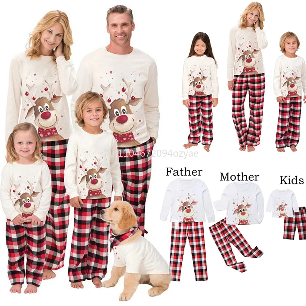 Family Matching Christmas Pajamas Set - Festive Holiday Sleepwear for Adults, Kids & Baby