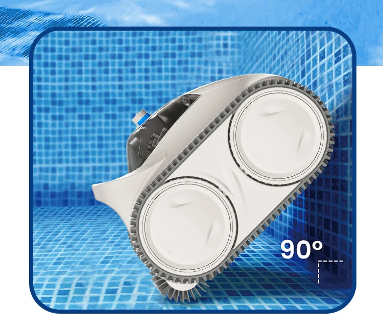 Pool Cleaner, Fully Automatic Cordless Robot, Fast Charging and Long Battery Life, IPX8 Waterproof and Safe Without Leakage.