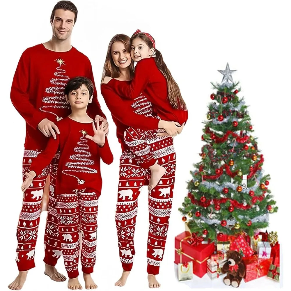 Women's Christmas Pajamas Set - Cozy Holiday Matching Family Sleepwear
